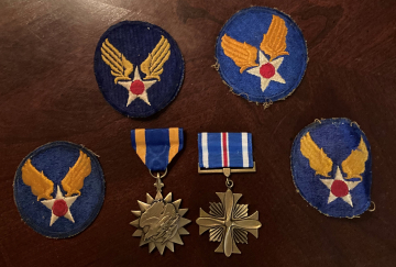 85th-FS-Albert-K.-Benz-AAF-patches-DFC-Air-Medal-via-his-family