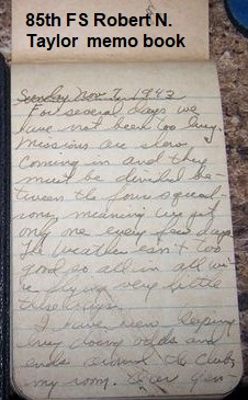 85th-FS-Robert-N.-Taylor-memo-book-via-great-nephew-Kirk-Quaintance