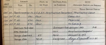86th-FS-George-St.-Maur-Maxwell-flight-log2.-George-St.-Maur-Maxwell-collection-via-Soninlaw71-usmilitaryform