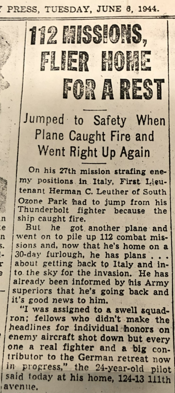 86th-FS-Herman-C.-Leuther-newspaper-article.-Herman-C.-Leuther-collection-via-his-family