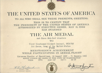 86th-FS-Richard-Ascenzi-The-Air-Medal-Certificate-via-his-family