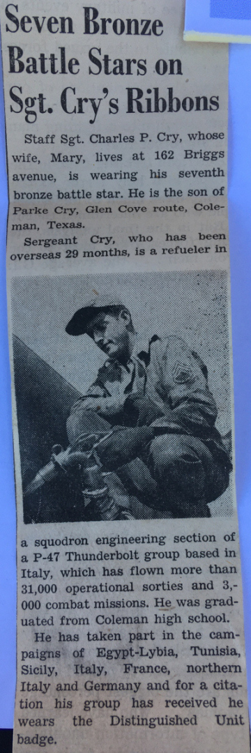 87th-FS-Charles-P.-Cry-newspaper-clipping.-Charles-Cry-collection-via-Randy-Cry