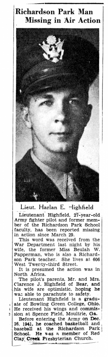 87th-FS-Harlan-E.-Highfield-newspaper-article-via-W.-C.-Highfield