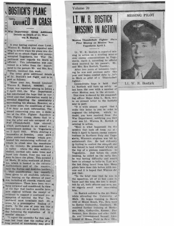 87th-FS-Warren-Roland-Bostick-MIA-newspaper-articles-via-his-family-Keith-Lovin