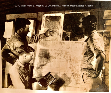 L-R-Major-Frank-B.-Wagner-Lt.-Col.-Melvin-J.-Nielsen-Major-Eustace-H.-Bane.-James-J.-Bell-collection-via-the-Bell-family