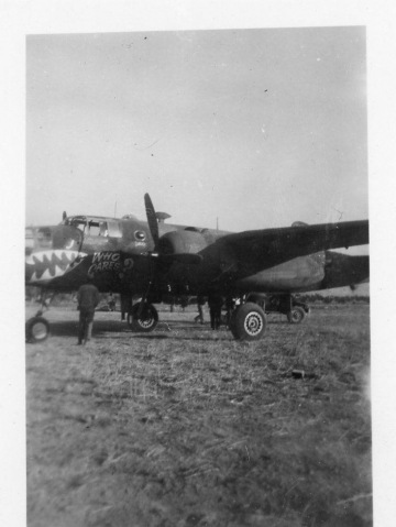 486th-BS-340th-BG-B-25-named-WHO-CARES.-Donald-E.-Neberman-collection-via-his-family.