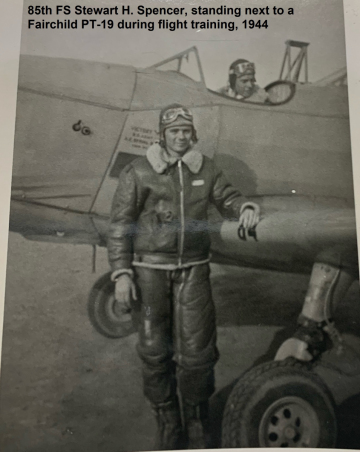 85th-FS-Stewart-H.-Spencer-flight-training-1944.-Stewart-Spencer-via-Paul-Spencer-Copy