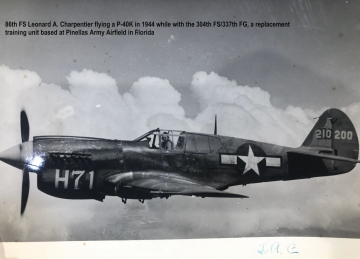 86th-FS-Leonard-A.-Charpentier-flying-a-P-40K.-Leonard-Charpentier-collection-via-his-family