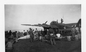 86th-FSs-German-Ju-88-at-Foggia-LG-3-Italy-Oct.-1943.-Donald-E.-Neberman-collection-via-his-family