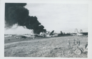 B-24-on-fire.-Henry-Tomlin-collection-via-Jeanette-Tomlin
