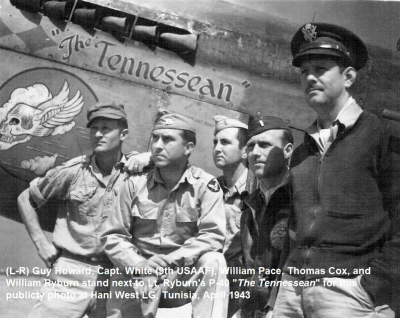 1_85th-FS-L-R-Howard-White-9th-USSAF-Pace-Cox-Ryburn-pilot-of-P-40-named-The-Tennessean.-William-Ryburn-collection-via-Corey-Spann