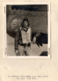 1_85th-FS-William-Ryburn-by-his-P-40-named-The-Tennessean.-AFHRA-photograph