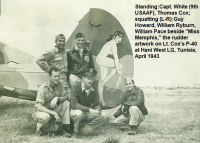 1_85th-FS-bottom-L-R-Howard-Ryburn-Pace-top-L-R-White-9th-USAAF-Cox-pilot-of-P-40-with-Miss-Memphis.-Jacob-Schoellkopf-collection-via-Ian-Lyn