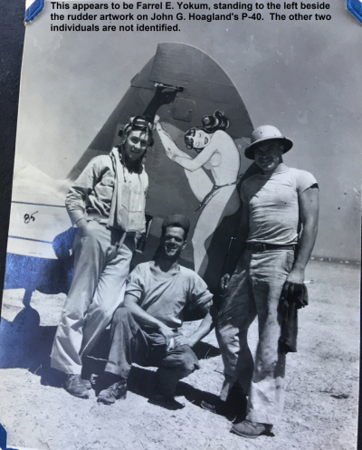 1_85th-FS-pilot-perhaps-Farrel-Yocum-and-ground-personnel-by-the-tail-of-likely-John-Hoaglands-P-40.-Charles-Grogan-collection-via-Steve-Grogan