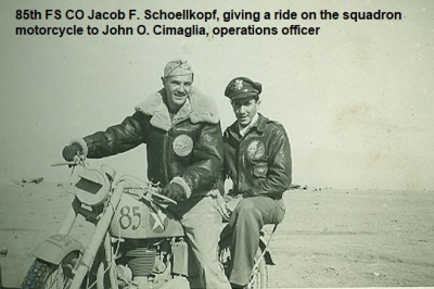 1_85th-FS-pilots-John-Cimaglia-in-back-on-squadron-motorcycle.-Jacob-Schoellkopf-collection-via-Ian-Lyn