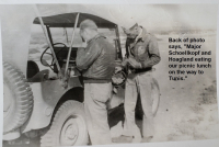 1_85th-FS-pilots-Major-Schoellkopf-rt-and-Lt.-Hoagland-eating-a-picnic-lunch-of-the-way-to-Tunis.-Samuel-L.-Say-collection-via-family