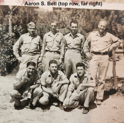 85th-FS-Aaron-S.-Bell-upper-right-and-79th-FG-members-via-his-family