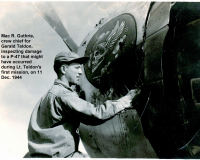 85th-FS-Mac-R.-Guthrie-possibly-working-on-damaged-P-47.-Mac-Guthrie-collection-via-Lois-Guthrie1