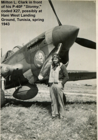 85th-FS-Milton-Clark-by-his-P-40F-named-Stormy-coded-X27.-Jacob-Schoellkopf-collection-via-Ian-Lyn