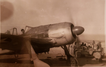 85th-FS-CO-Major-Schoellkopf-warming-up-the-FW-190.-Samuel-L.-Say-collection-via-family