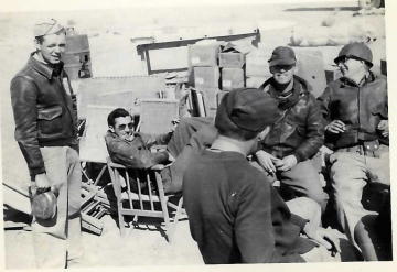 85th-FS-John-Martin-John-Cimaglia-John-Anderson-back-turned-KIA-George-Rocky-Blare-and-Aaron-Bell-before-leaving-Darragh-North.-Samuel-L.-Say-collection-via-family