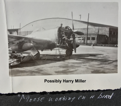 1_85th-FS-Harry-Moose-Miller-working-on-a-bird-possibly-Horsching-Air-Base-Austria-1945.-Stewart-Spencer-collection-via-Paul-Spencer
