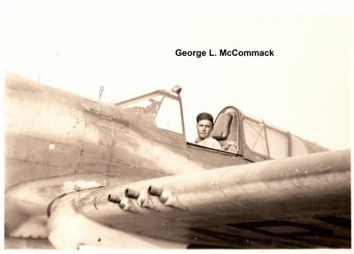 85th-FS-George-L.-McCommack-taxiing-P-40E-1-East-Boston-MA-July-1942.-George-L.-McCommack-collection-via-his-family.