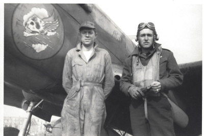 85th-FS-Milo-R.-Klear-right-likely-with-Crew-Chief-Henry-Thedford.-Milo-Klear-collection-via-Susan-Klear
