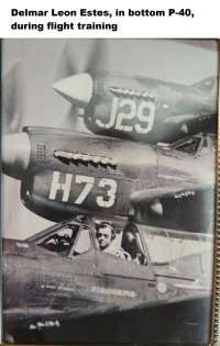 85th-FS-Delmar-Leon-Estes-in-P-40.-Delmar-Leon-Estes-collection-via-his-family