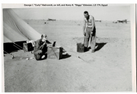 85th-FS-George-I.-Curly-Nadvornik-on-left-and-Harry-K.-Biggy-Ebbesen-at-LG-174-Egypt.-George-I.-Nadvornik-collection