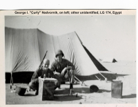 85th-FS-George-I.-Curly-Nadvornik-on-left-other-unidentified-LG-174-Egypt.-George-I.-Nadvornik-collection