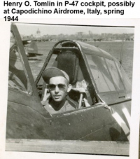 85th-FS-Henry-O.-Tomlin-in-P-47-cockpit.-Elven-G.-Hubbard-collection-via-his-family