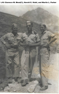 85th-FS-L-R-Clarence-Mead-possibly-Harold-Stahl-Martin-Parker.-Harold-Stahl-collection-via-his-family
