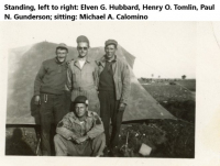 85th-FS-L-R-standing-Elven-Hubbard-Henry-Tomlin-Paul-Gunderson.-Michael-Calomino-squatting.-Elven-Hubbard-collection-via-his-family-Copy
