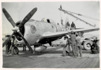 85th-FS-P-47-X10-undergoing-maintenance-likely-at-Cesenatico-Italy-1945.-George-I.-Nadvornik-collection