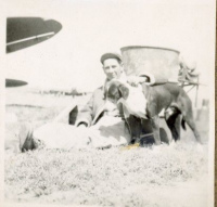 85th-FS-Paul-Gunderson-likely-with-dog.-Elven-G.-Hubbard-collection-via-his-family