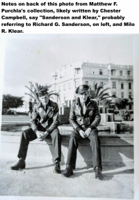 85th-FS-Richard-G.-Sanderson-and-Milo-R.-Klear-in-North-Africa.-Matthew-F.-Purchla-collection-via-his-family