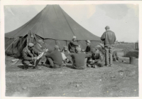 85th-FS-unidentified-beside-tent.-George-I.-Nadvornik-collection