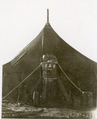 Tent-with-House-of-Lords-stencil