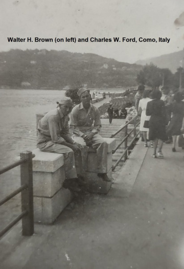 86th-FS-Charles-W.-Ford-RT-and-Walter-H.-Brown-Como-Italy.-Charles-W.-Ford-collection-via-his-family