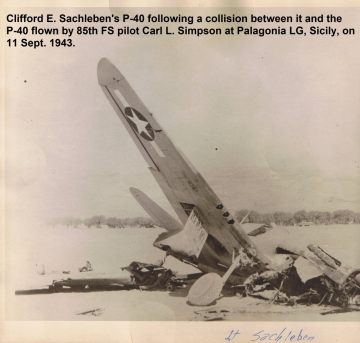 86th-FS-Clifford-E.-Sachlebens-P-40-after-11-Sept.-1943-accident.-USAAF-photograph-via-the-Clifford-Sachleben-family