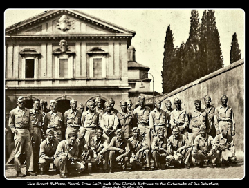 86th-FS-Dale-E.-Matteson-at-Catacombs-of-San-Sebastiano-Rome-May-1945.-Dale-E.-Matteson-collection-via-Sharon-Matteson-Martin