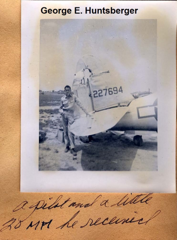 86th-FS-George-E.-Huntsberger-beside-his-damaged-P-47.-Lloyd-T.-Good-collection-via-Laurie-Olds
