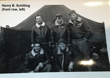 86th-FS-Henry-B.-Schilling-bottom-left-with-fellow-squadron-crew-chiefs-and-mechanics.-Henry-B.-Schilling-collection-via-Karen-Schilling-Allen