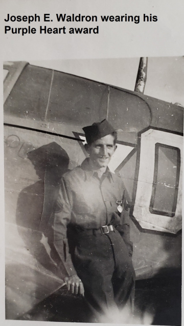 86th-FS-Joseph-E.-Waldron-wearing-his-Purple-Heart.-Joseph-Waldron-collection-via-his-family