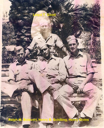 86th-FS-L-R-Ralph-M.-Boisvert-Henry-B.-Schilling-Henry-Nivins-Lloyd-T.-Good-in-back.-Lloyd-T.-Good-collection-via-Laurie-Olds
