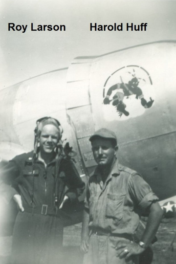 86th-FS-Roy-Larson-with-his-crew-chief-Harold-I.-Huff.-Roy-Larson-collection-via-his-family