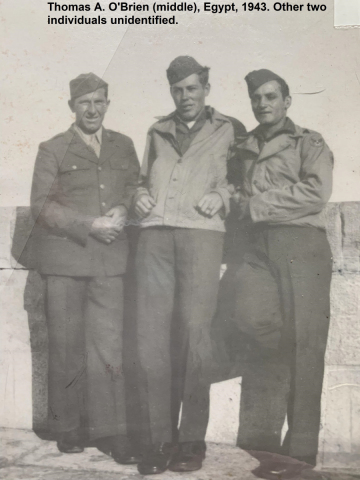 86th-FS-Thomas-A.-OBrien-center-Egypt-1943.-Thomas-A.-OBrien-collection-via-his-family