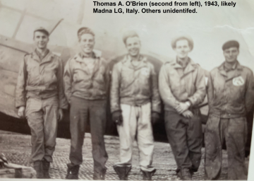 86th-FS-Thomas-A.-OBrien-second-from-left-1943-likely-Madna-LG-Italy-1.-Thomas-A.-OBrien-collection-via-his-family