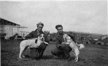 Unidentified-individuals-with-dogs.-Donald-E.-Neberman-collection-via-his-family